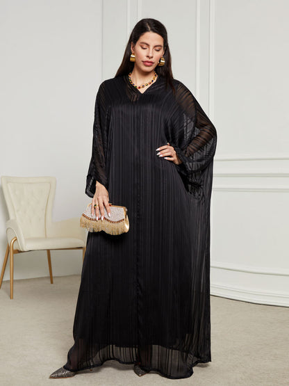 Salama Two-Piece Abaya Dress - Yarafly 