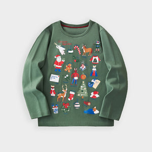 Christmas Sweatshirt for Toddler and Kids Boys - Long Sleeve Pullover