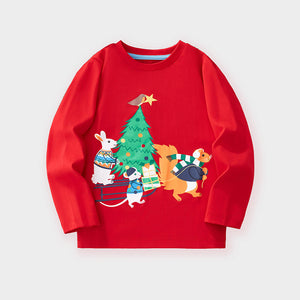 Christmas Sweatshirt for Toddler and Kids Boys - Long Sleeve Pullover