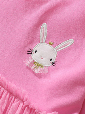Kids & Toddlers Bunny Tulle Sweatshirt Dress
