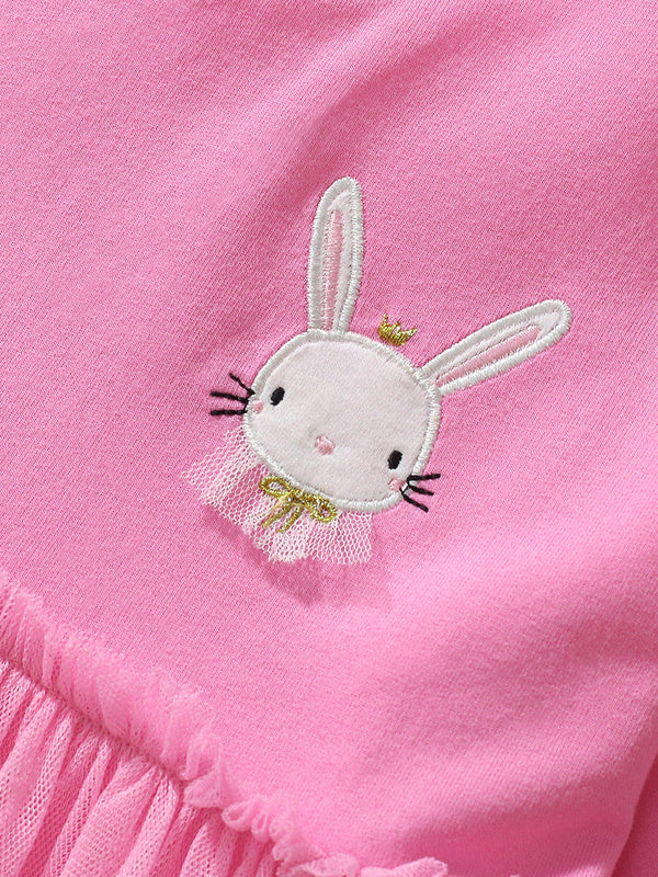 Kids & Toddlers Bunny Tulle Sweatshirt Dress