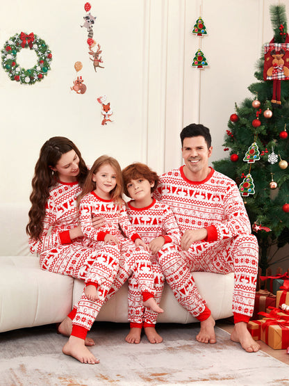 Nordic Fair Isle Family Christmas Pajamas | Matching Holiday PJs Set - Yarafly 