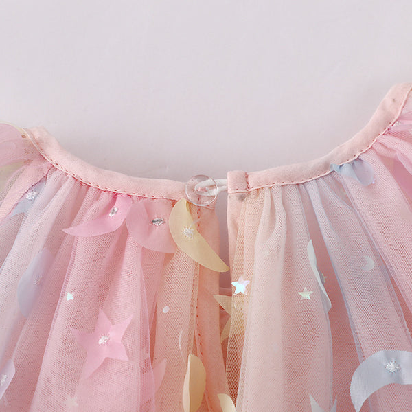 Toddler & Kids Dreamy Stars & Moons Tulle Dress