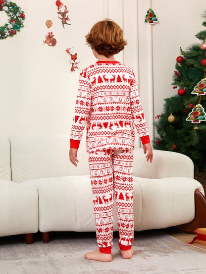 Nordic Fair Isle Family Christmas Pajamas | Matching Holiday PJs Set - Yarafly 