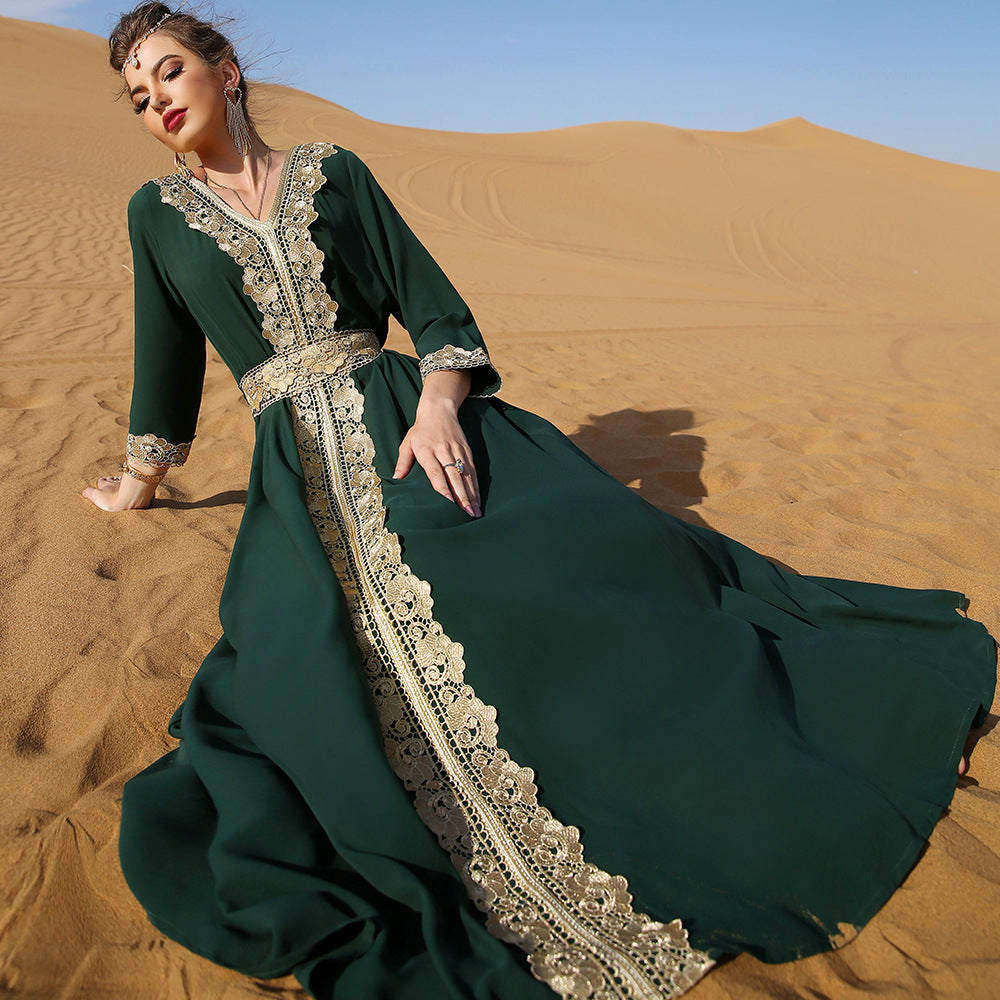 Jasmine Kaftan Jalabiya Dress - Yarafly 