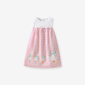 Toddlers & Kids Gingham Duck Dress