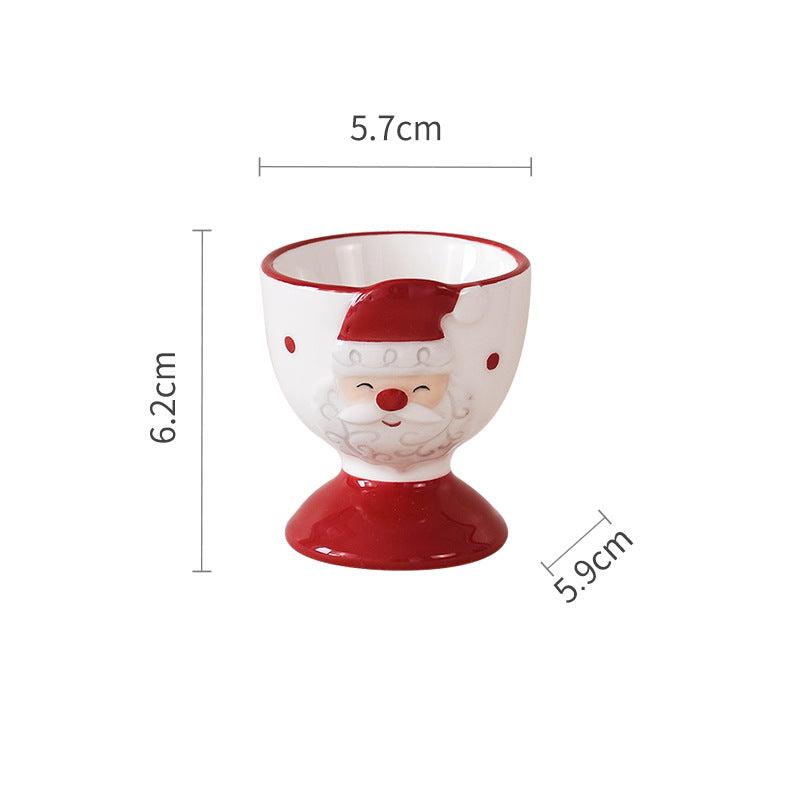 Christmas Ceramic Collection: Santa & Reindeer Holiday Tableware - Yarafly 