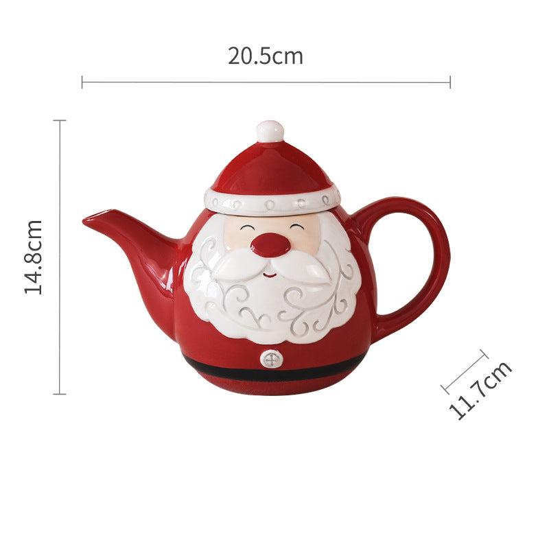 Christmas Ceramic Collection: Santa & Reindeer Holiday Tableware - Yarafly 