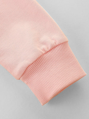 Pink Christmas Sweatshirt for Toddler and Kids Girls - Long Sleeve Crew Neck