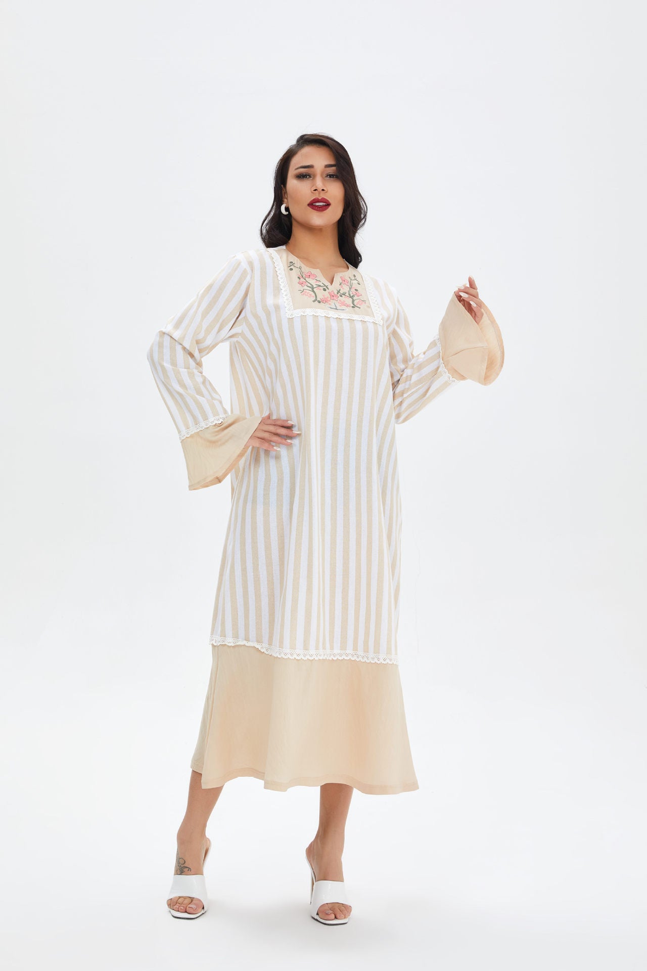 Le Havana Midi Ruffle Dress - Yarafly 