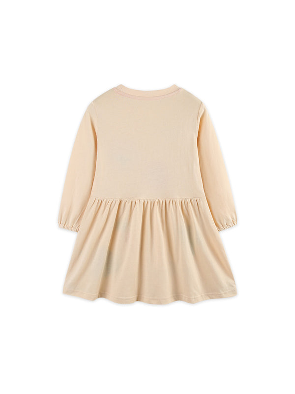 Girls Autumn Embroidered Princess Dress - Sizes 2T to 7T