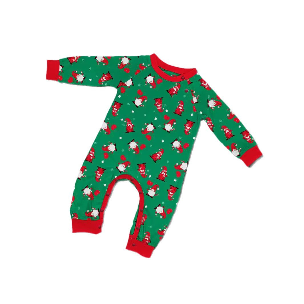 Ho Ho Christmas Gnome Family Pajama Set | Matching Holiday PJs | Raglan Style - Yarafly 