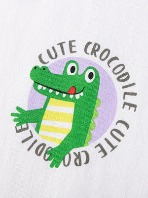 Toddlers & Kids Crocodile Tulle Dress