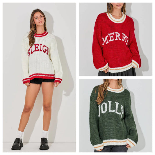 HOLIDAY NOSTALGIA | Premium Knit Statement Sweaters | Christmas '24 Collection - Yarafly 