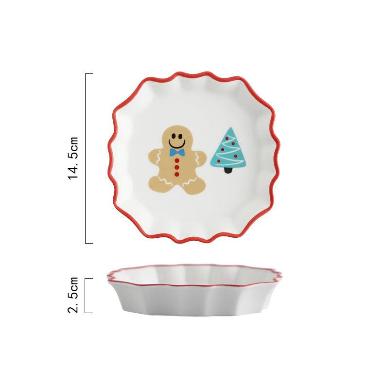 Joyful Christmas Cartoon Tableware Set - Yarafly 