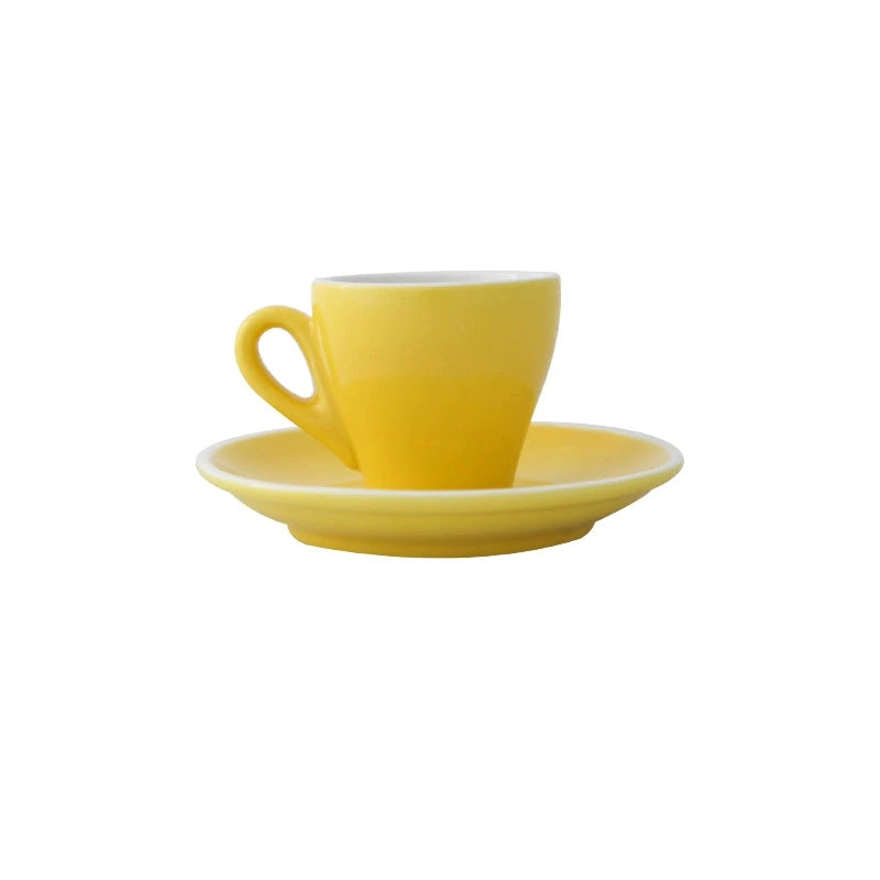 Modern Classic Italian Inspired Porcelain Espresso Cups - Yarafly 