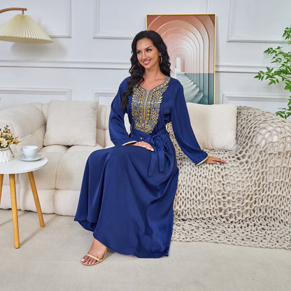 Naima Royal Blue Dress - Yarafly 