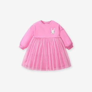 Kids & Toddlers Bunny Tulle Sweatshirt Dress