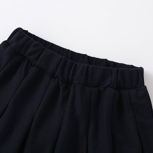 Navy Blue Polo & Skirt Set - Yarafly