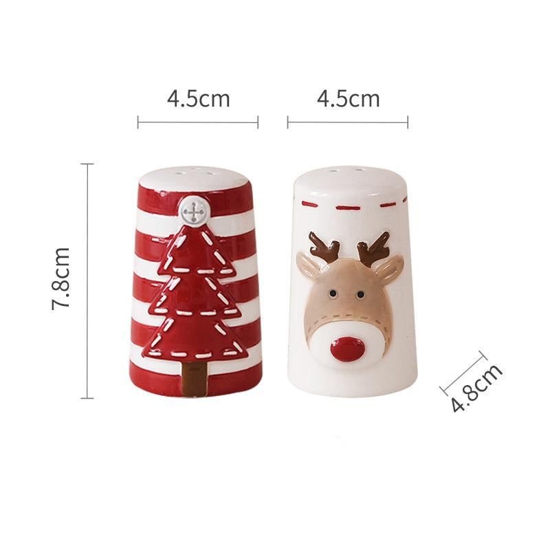 Christmas Ceramic Collection: Santa & Reindeer Holiday Tableware - Yarafly 