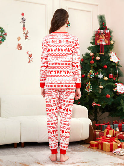 Nordic Fair Isle Family Christmas Pajamas | Matching Holiday PJs Set - Yarafly 