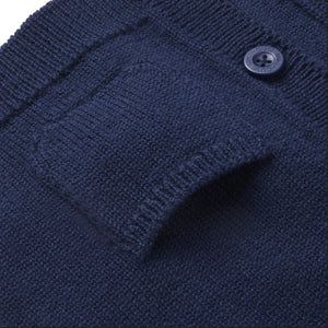 Baby, Toddler & Kids Navy Blue Bear Embroidered Cardigan Sweater for Boys
