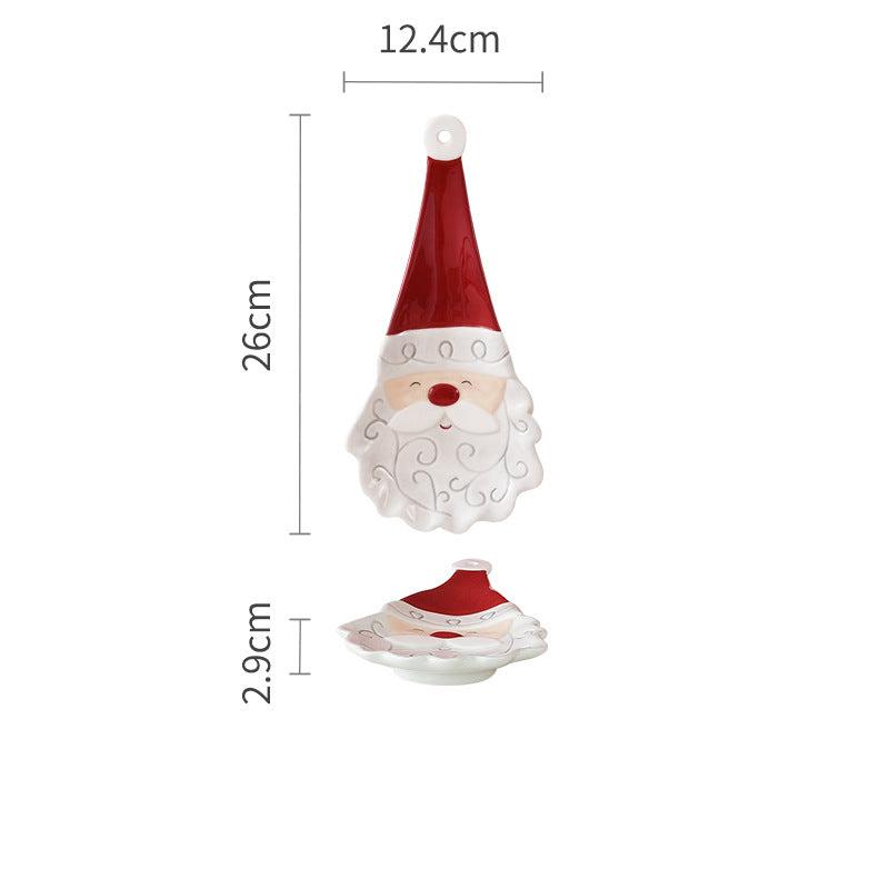 Christmas Ceramic Collection: Santa & Reindeer Holiday Tableware - Yarafly 