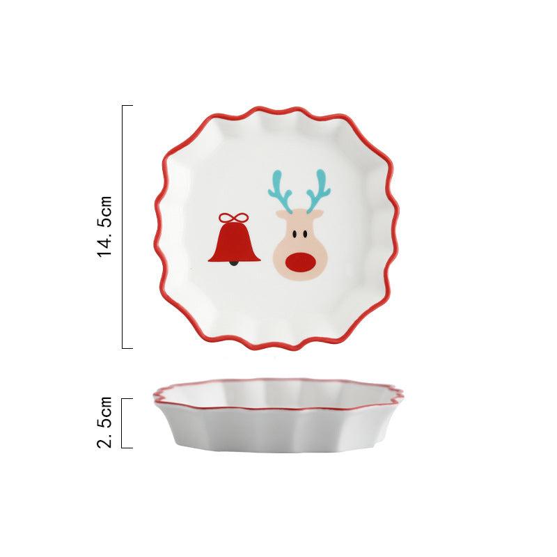 Joyful Christmas Cartoon Tableware Set - Yarafly 