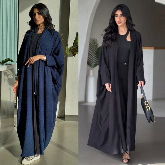 Modern Open Abaya | Minimalist Casual Abaya | Dubai Style Cardigan Abaya - Yarafly 