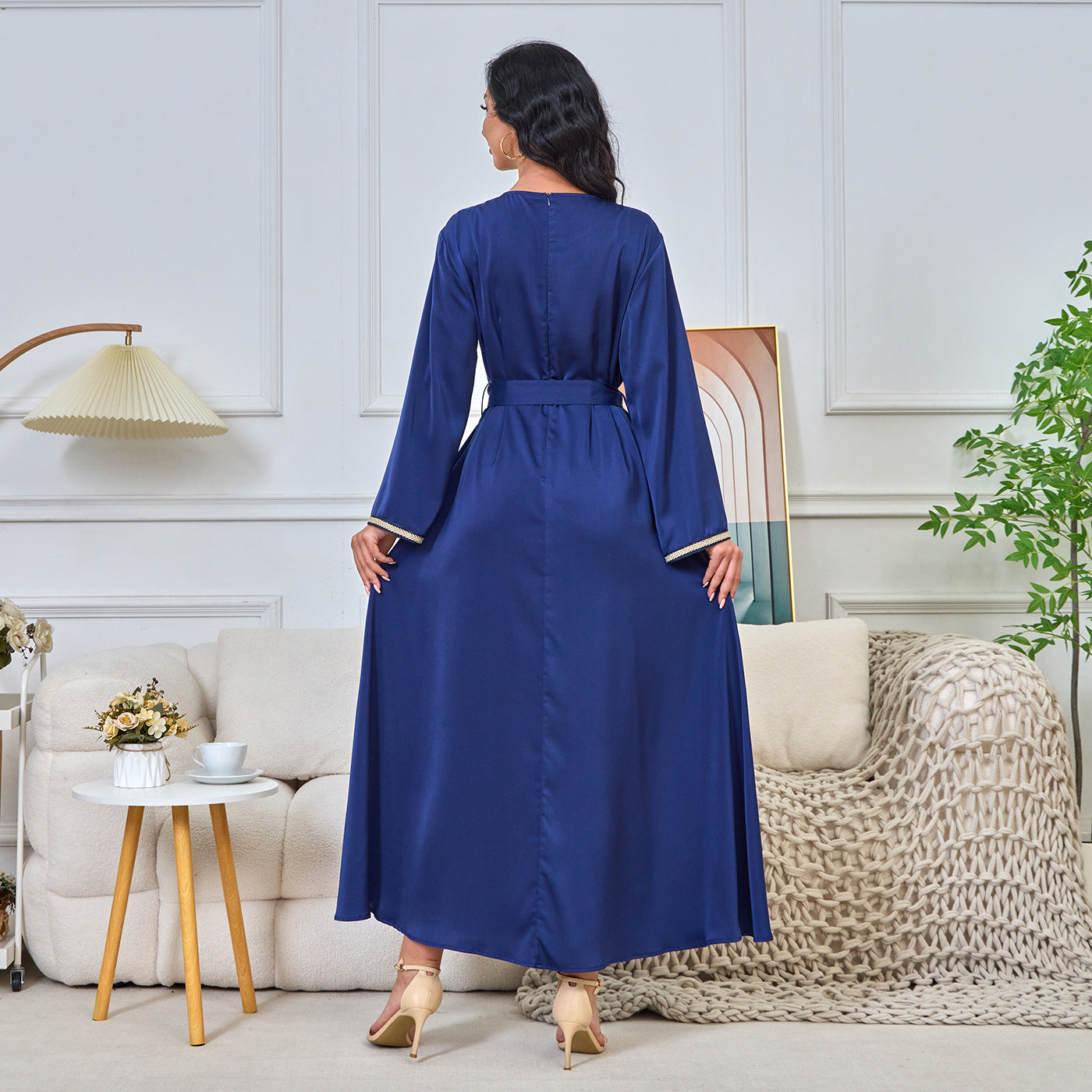 Naima Royal Blue Dress - Yarafly 