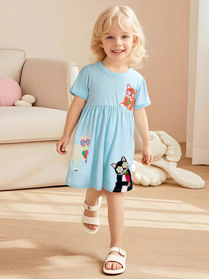 Toddlers & Kids Kitten Friends Dress