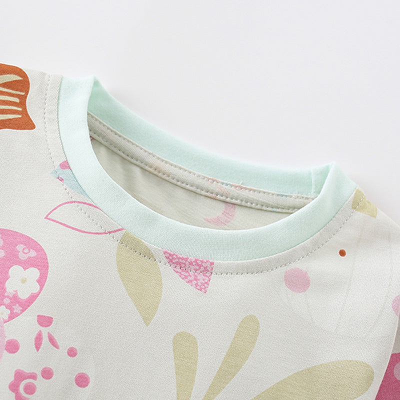 Toddler & Kids Woodland Mushroom Pajama Set - Yarafly