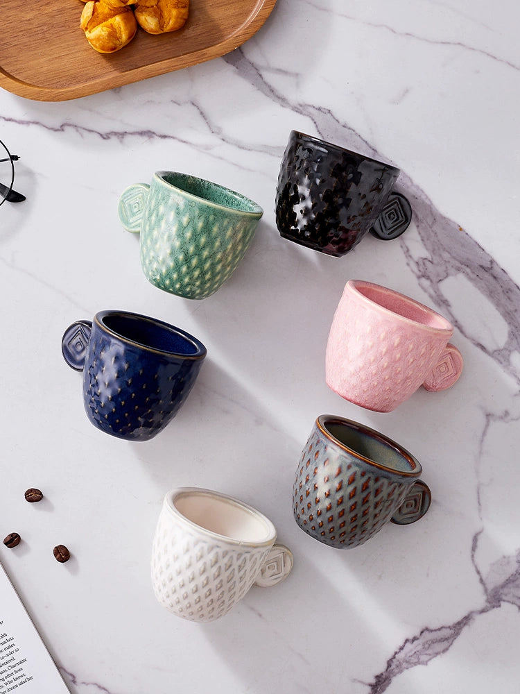 Marble Pattern Porcelain Espresso Cup - Yarafly 