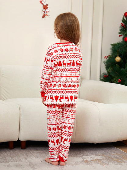 Nordic Fair Isle Family Christmas Pajamas | Matching Holiday PJs Set - Yarafly 