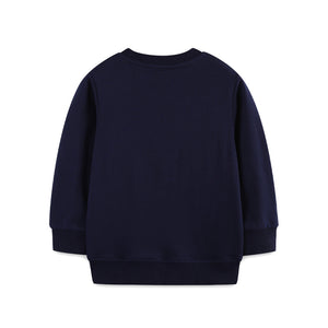 Toddler & Kids Navy Blue Tow Truck Sweatshirt (2T–7T)