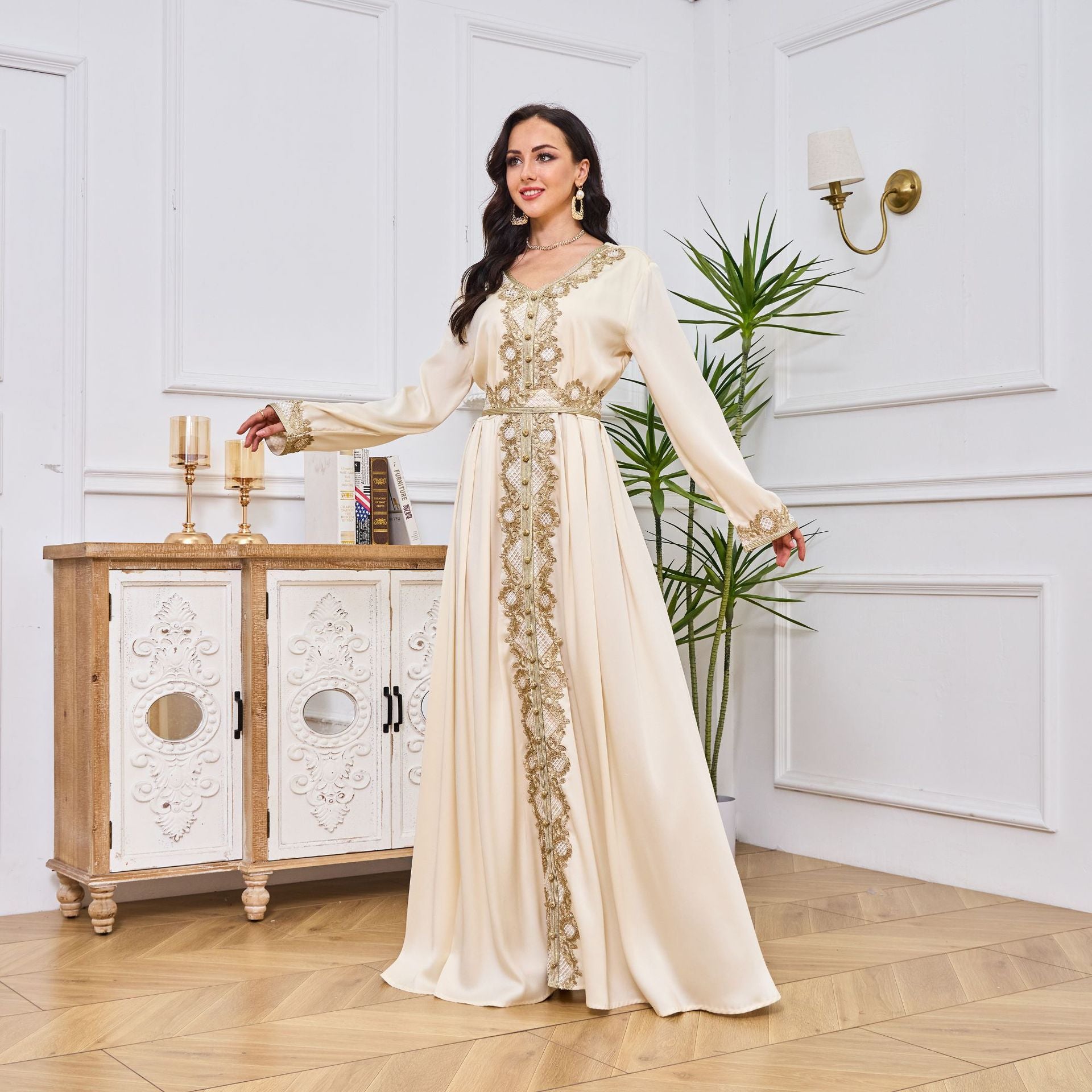 Abeer Kaftan Dress - Yarafly 