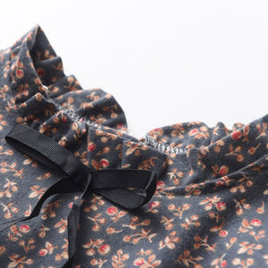 Vintage Floral Prairie Dress for Girls