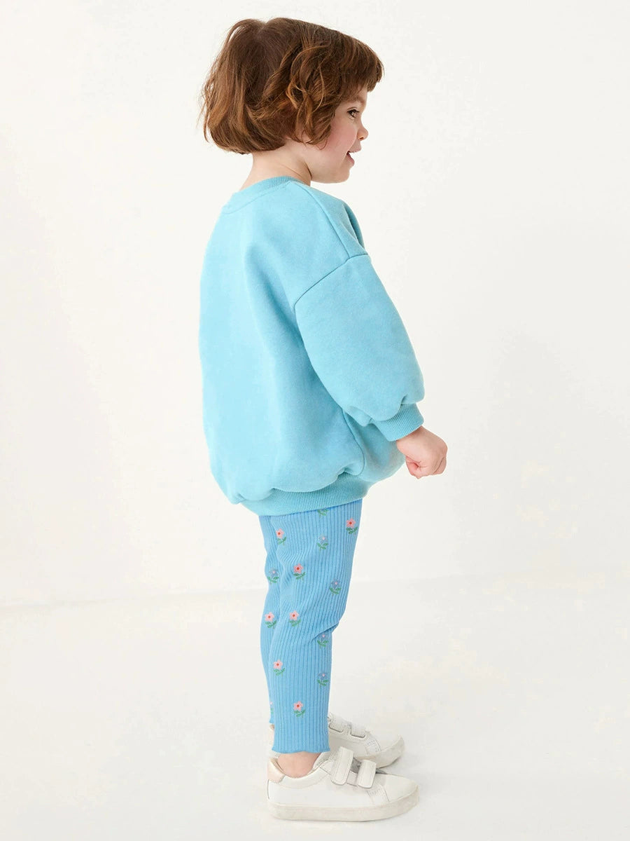 Toddlers & Kids "Pedal Power" Sweatshirt Outfit