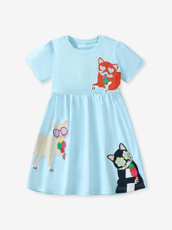 Toddlers & Kids Kitten Friends Dress