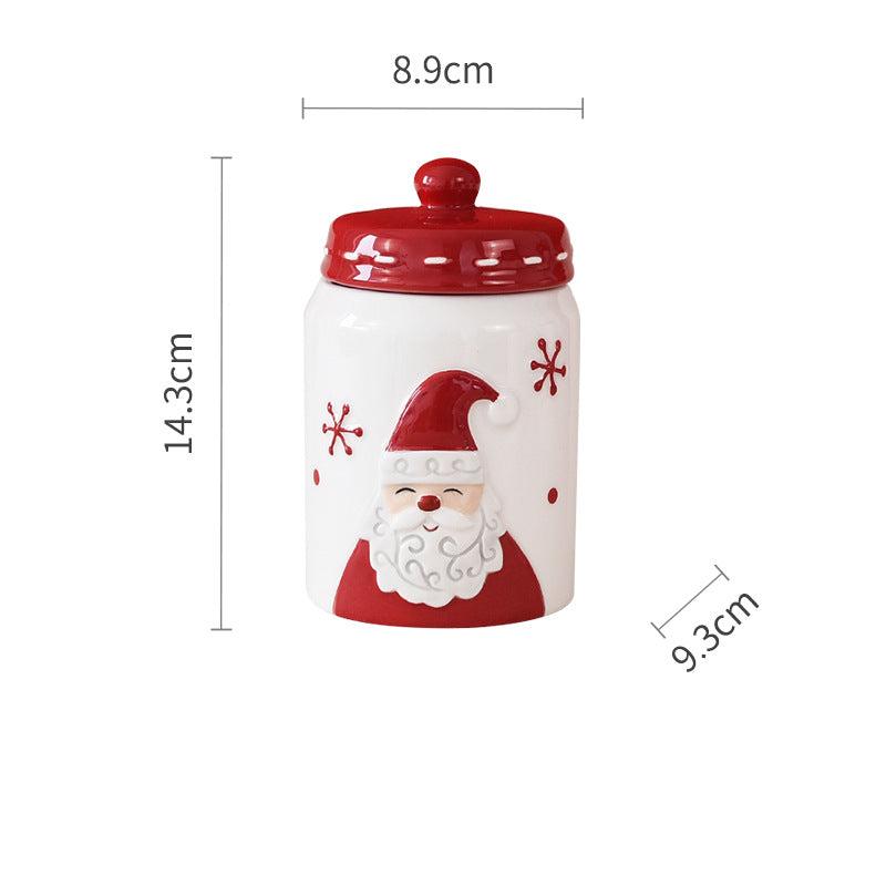 Christmas Ceramic Collection: Santa & Reindeer Holiday Tableware - Yarafly 