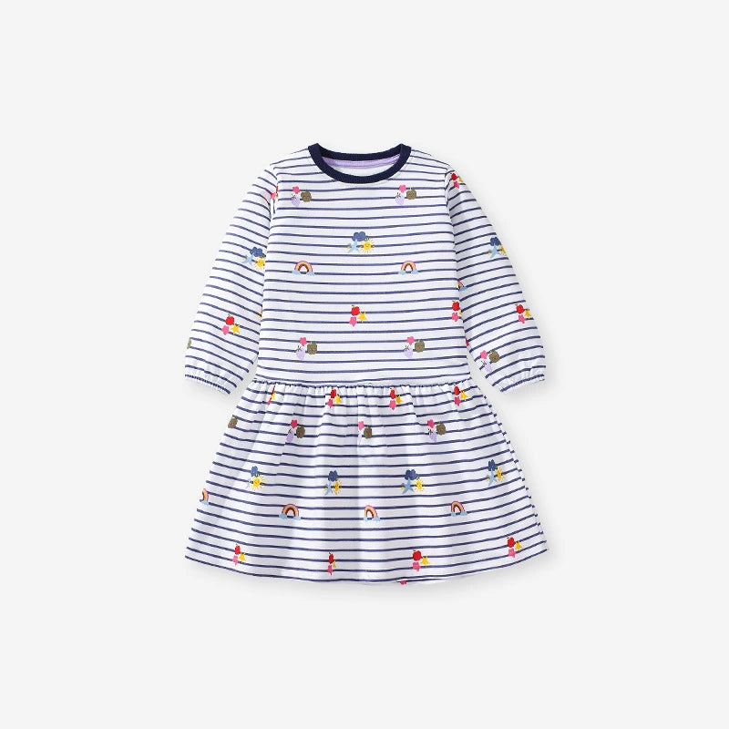 Toddlers & Kids Navy Striped Dress