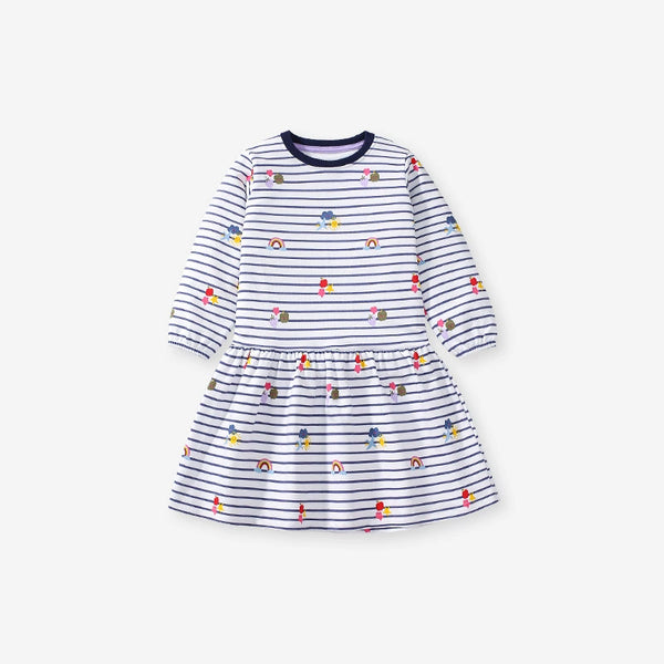 Toddlers & Kids Navy Striped Dress