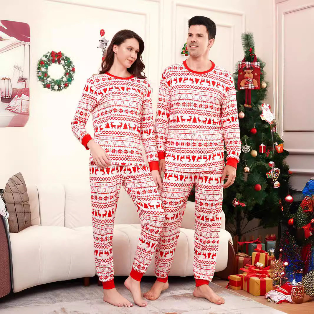 Nordic Fair Isle Family Christmas Pajamas | Matching Holiday PJs Set - Yarafly 