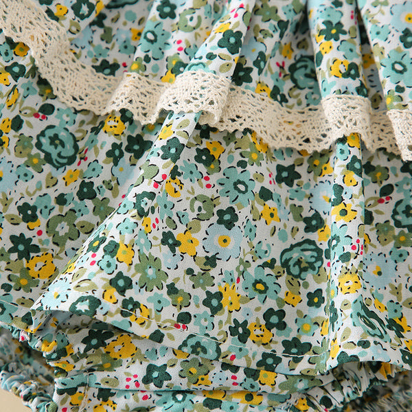 Baby & Toddler Floral Lace Bloomer Skirt for Girls