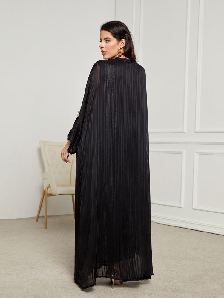 Salama Two-Piece Abaya Dress - Yarafly 