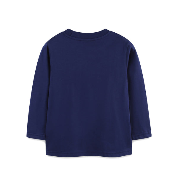 Toddler & Kids Navy Dino Hunter Long Sleeve Tee (2T–7T)