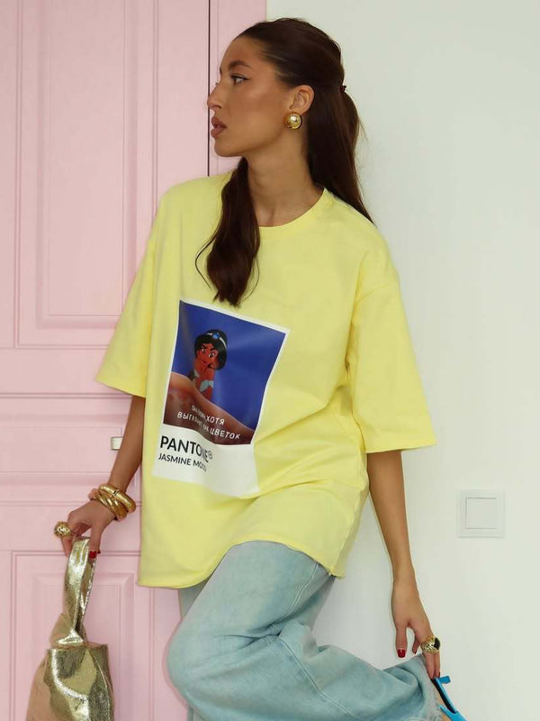 Loose Short-Sleeve Summer Top