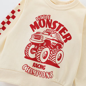 Toddler & Kids Little Monster Truck Sweatshirt - Yarafly