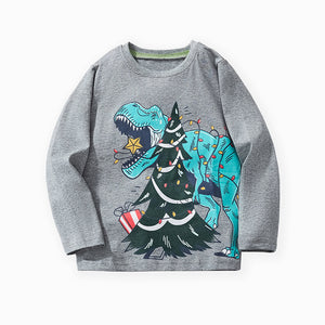 Christmas Sweatshirt for Toddler and Kids Boys - Long Sleeve Pullover