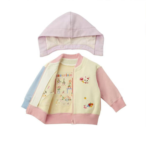 Boys & Girls Adorable Character Hooded Zip-Up Jackets - 2 Years to 7 Years